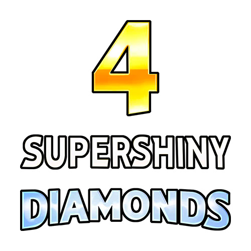 4 Supershiny Diamonds