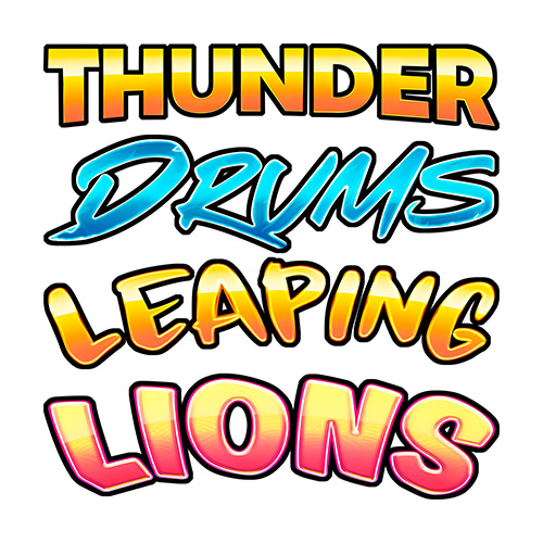 Thunder Drums Leaping Lions Slot